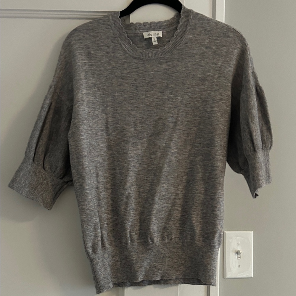 Ella Moss Gray Blouse